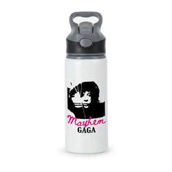Pink Mayhem Gaga Active Water Bottle - Black