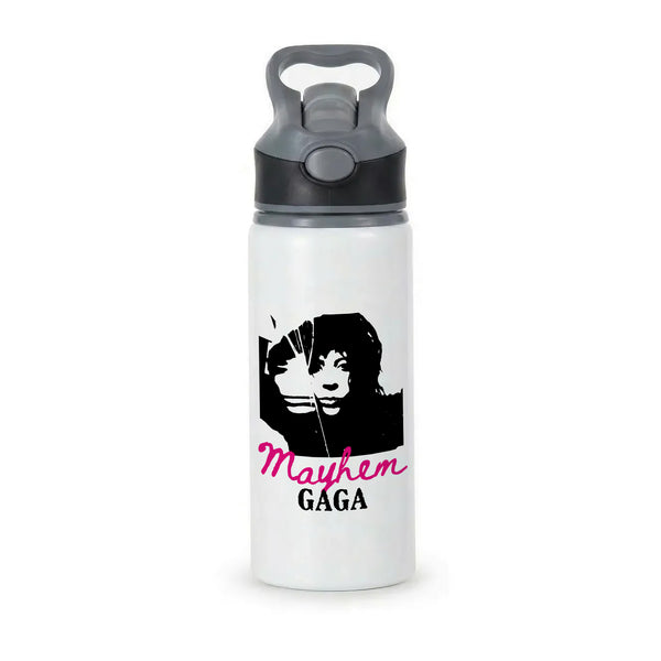 Pink Mayhem Gaga Active Water Bottle - Black