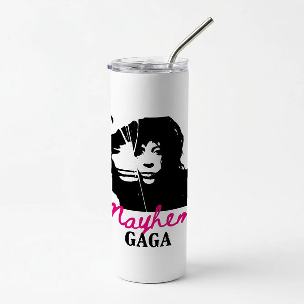 Pink Mayhem Gaga Skinny Tumbler