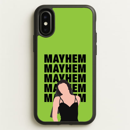 Neon Green Mayhem  - Lady Gaga Phone Case for iPhone X / XS
