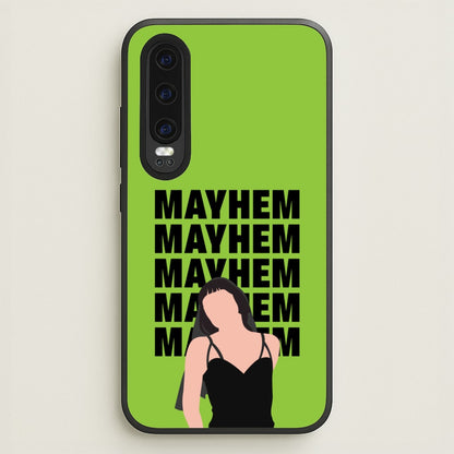 Neon Green Mayhem  - Lady Gaga Phone Case for Huawei P30