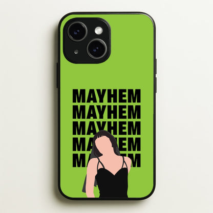 Neon Green Mayhem  - Lady Gaga Phone Case for iPhone 14 Plus