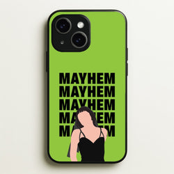 Neon Green Mayhem  - Lady Gaga Phone Case for iPhone 15 Plus