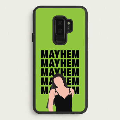 Neon Green Mayhem  - Lady Gaga Phone Case for Galaxy S9 Plus