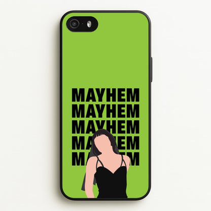 Neon Green Mayhem  - Lady Gaga Phone Case for iPhone 5 / 5s / SE 2016