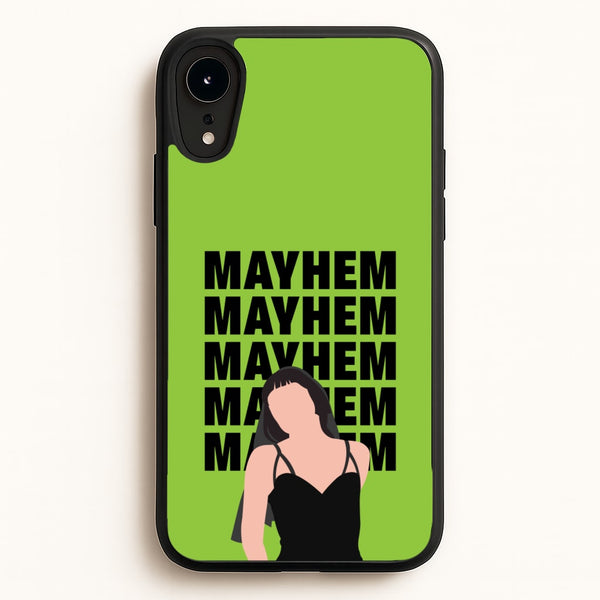 Neon Green Mayhem  - Lady Gaga Phone Case for iPhone XR