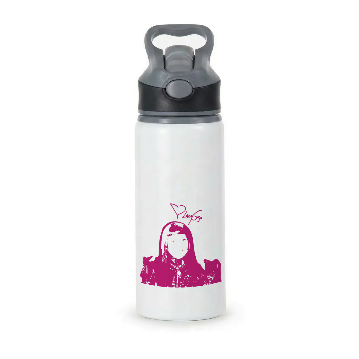 Pink Gaga Silhouette  Active Water Bottle