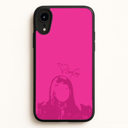 Pink Gaga Silhouette   - Lady Gaga Phone Case for iPhone XR