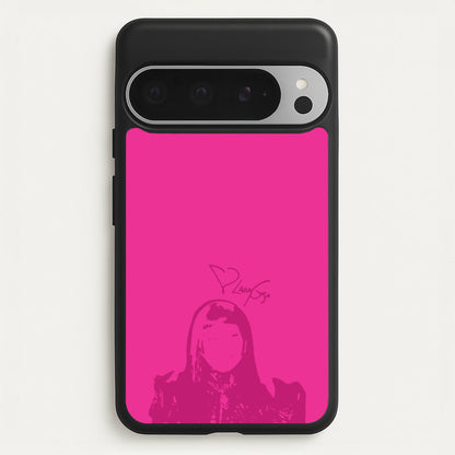 Pink Gaga Silhouette   - Lady Gaga Phone Case for Google Pixel 9 Pro XL