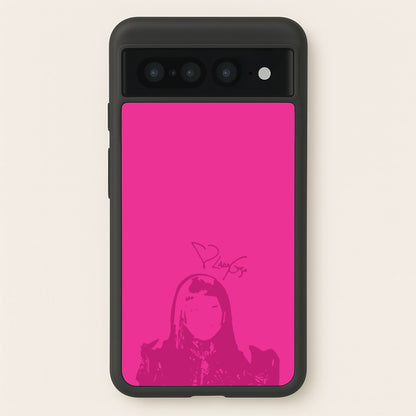 Pink Gaga Silhouette   - Lady Gaga Phone Case for Google Pixel 7 Pro