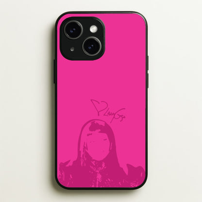 Pink Gaga Silhouette   - Lady Gaga Phone Case for iPhone 14