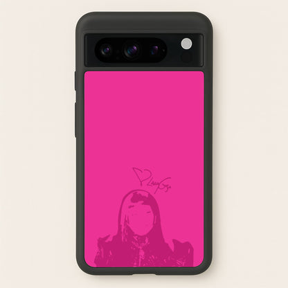 Pink Gaga Silhouette   - Lady Gaga Phone Case for Google Pixel 8 Pro