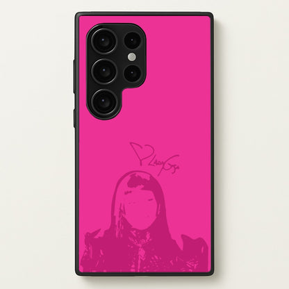 Pink Gaga Silhouette   - Lady Gaga Phone Case for Galaxy S24 Ultra
