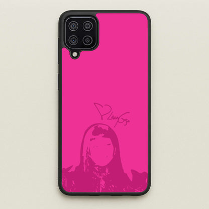 Pink Gaga Silhouette   - Lady Gaga Phone Case for Galaxy A12