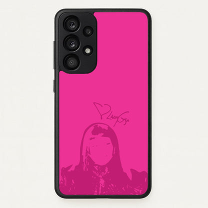 Pink Gaga Silhouette   - Lady Gaga Phone Case for Galaxy A53