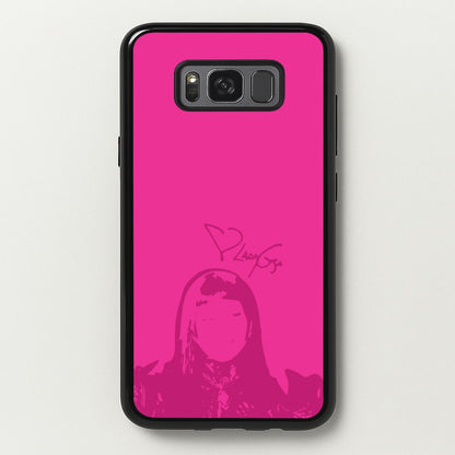 Pink Gaga Silhouette   - Lady Gaga Phone Case for Galaxy S8 Plus