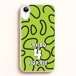 Lando 4  - F1 Phone Case for iPhone XR