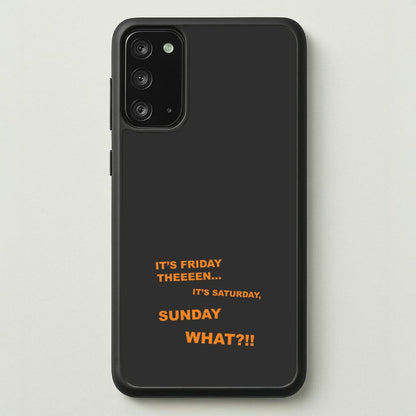 It's Friday Theeeen  - F1 Phone Case for Galaxy Note 20
