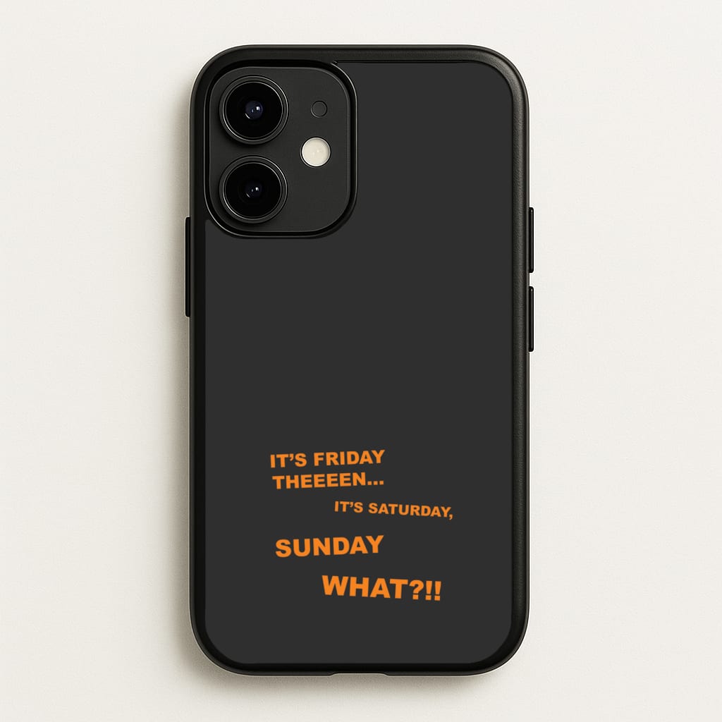 It's Friday Theeeen  - F1 Phone Case for iPhone 12 Mini