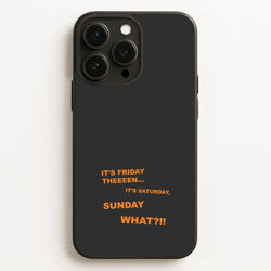 It's Friday Theeeen  - F1 Phone Case for iPhone 12 Pro Max