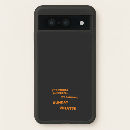 It's Friday Theeeen  - F1 Phone Case for Google Pixel 8