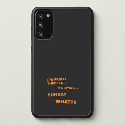 It's Friday Theeeen  - F1 Phone Case for Galaxy A41