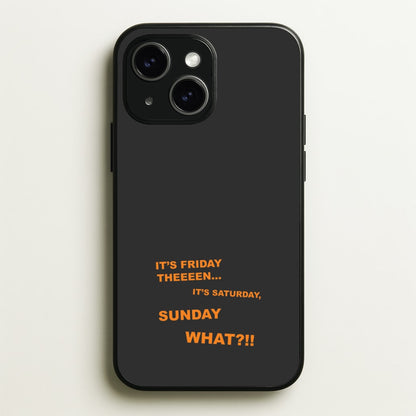 It's Friday Theeeen  - F1 Phone Case for iPhone 14