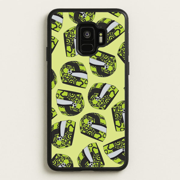 Lando Helmet Pattern  - F1 Phone Case for Galaxy S9