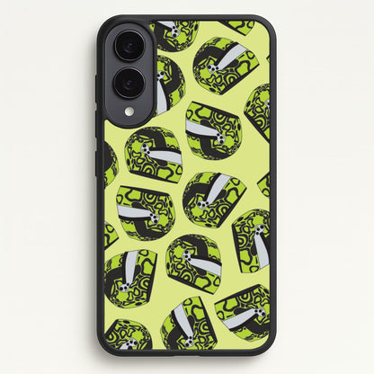 Lando Helmet Pattern  - F1 Phone Case for Galaxy S25 Edge