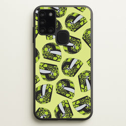 Lando Helmet Pattern  - F1 Phone Case for Galaxy A21s