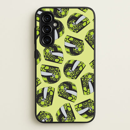 Lando Helmet Pattern  - F1 Phone Case for Galaxy A54