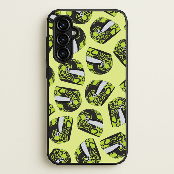 Lando Helmet Pattern  - F1 Phone Case for Galaxy A54