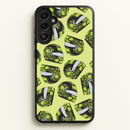 Lando Helmet Pattern  - F1 Phone Case for Galaxy A36