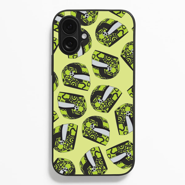 Lando Helmet Pattern  - F1 Phone Case for iPhone 16 Plus