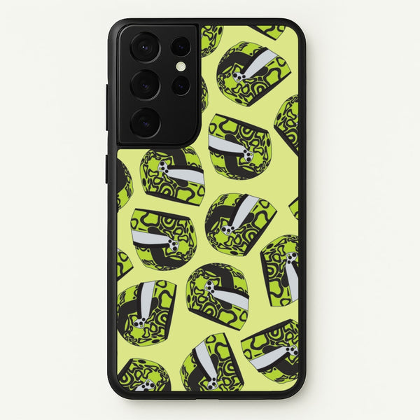 Lando Helmet Pattern  - F1 Phone Case for Galaxy S21 Ultra