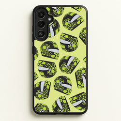 Lando Helmet Pattern  - F1 Phone Case for Galaxy A34