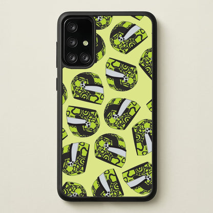 Lando Helmet Pattern  - F1 Phone Case for Galaxy A71
