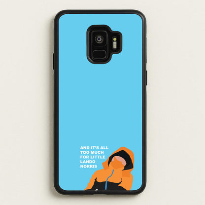 And It's All Too Much  - F1 Phone Case for Galaxy S9