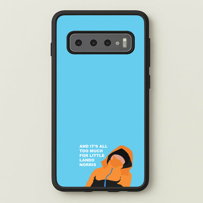 And It's All Too Much  - F1 Phone Case for Galaxy S10