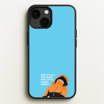 And It's All Too Much  - F1 Phone Case for iPhone 13 Mini