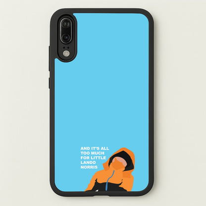 And It's All Too Much  - F1 Phone Case for Huawei P20