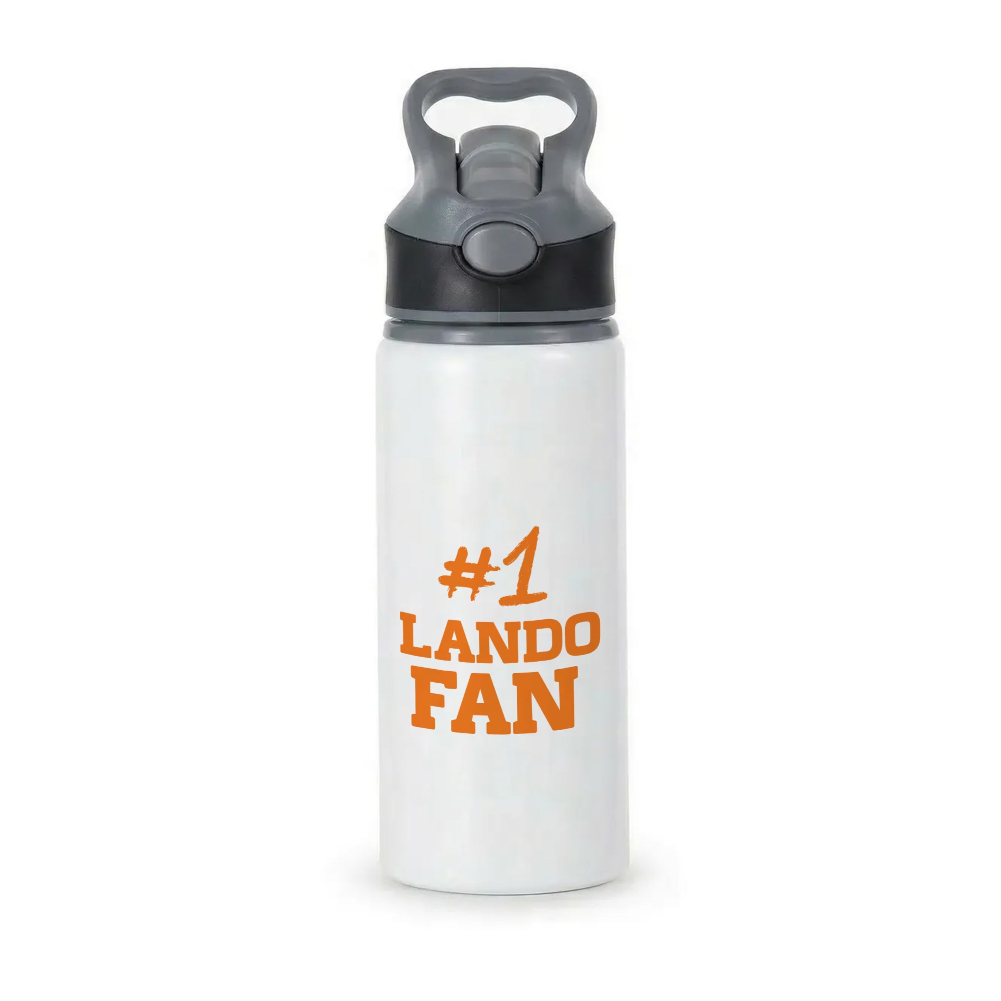#1 Lando Fan Active Water Bottle - Black