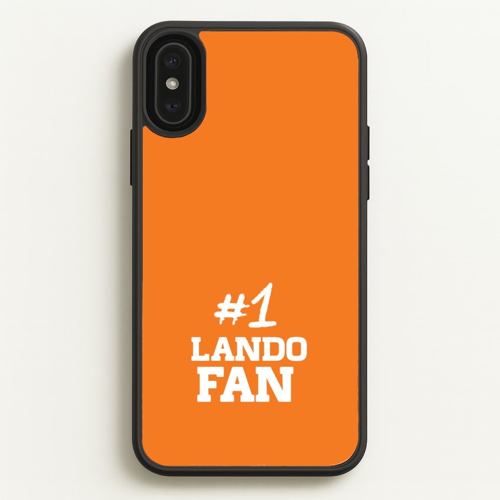 #1 Lando Fan  - F1 Phone Case for iPhone XS Max