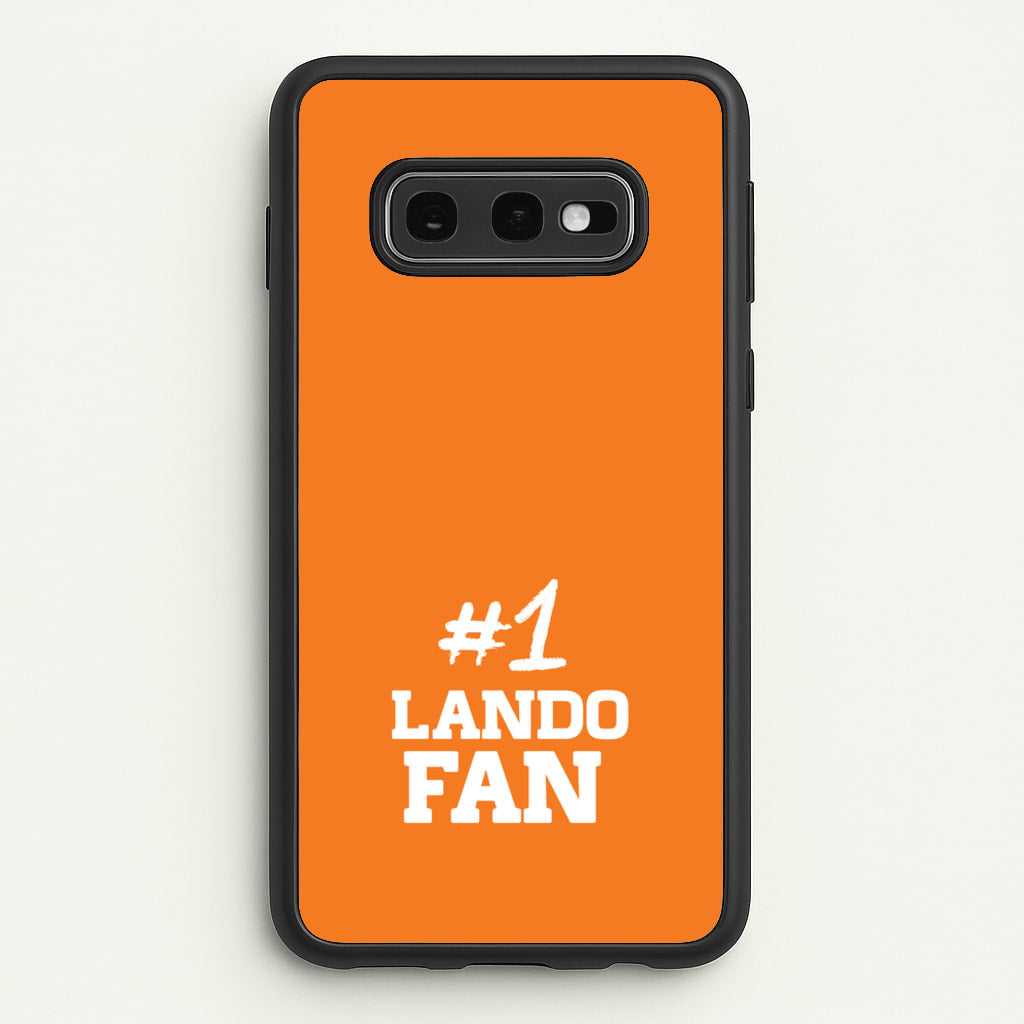 #1 Lando Fan  - F1 Phone Case for Galaxy S10e