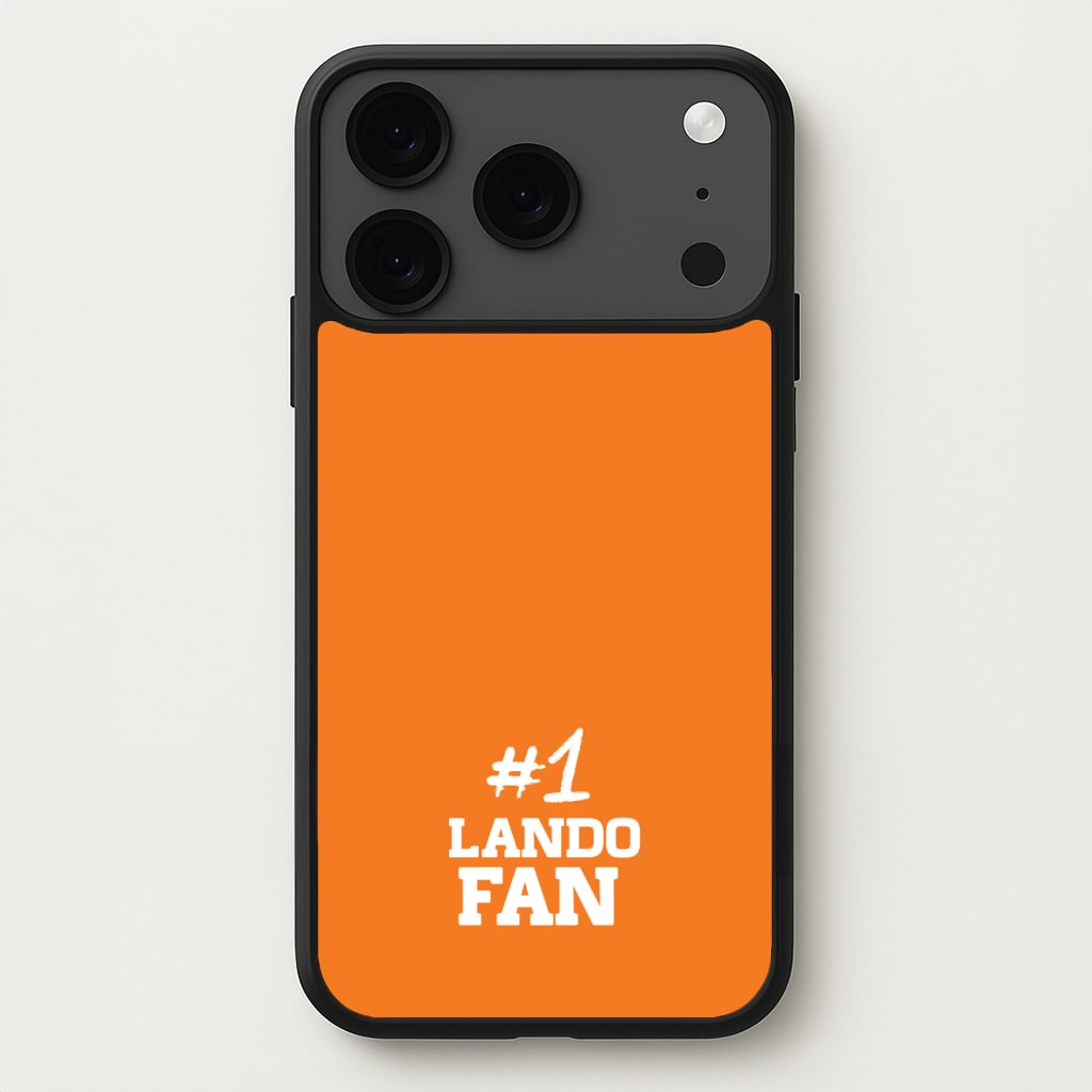 #1 Lando Fan Phone Case for iPhone 17 Pro Max