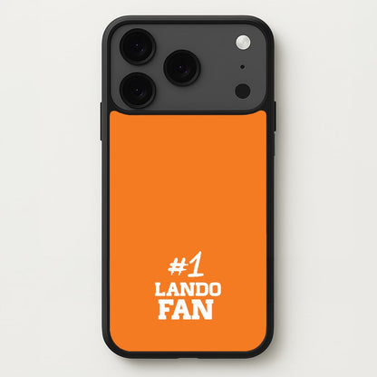 #1 Lando Fan Phone Case for iPhone 17 Pro Max