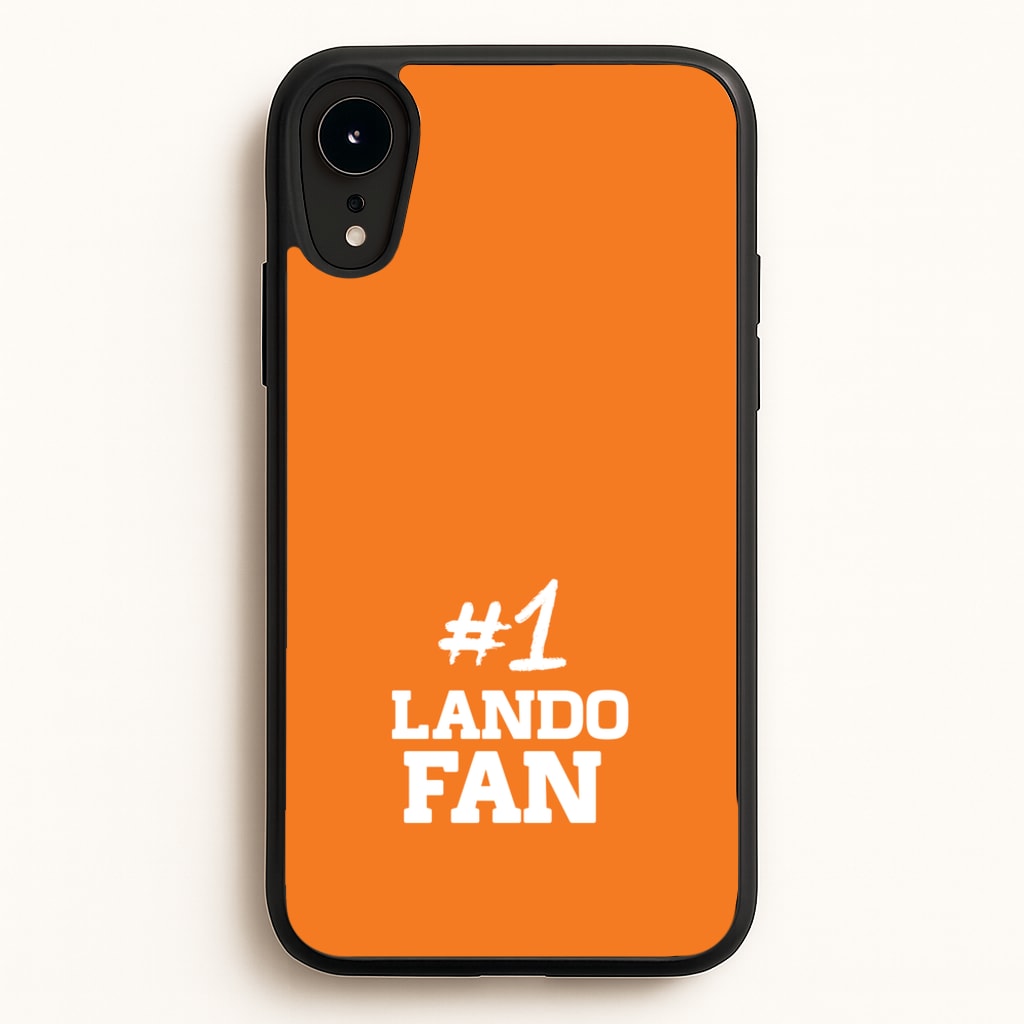 #1 Lando Fan  - F1 Phone Case for iPhone XR