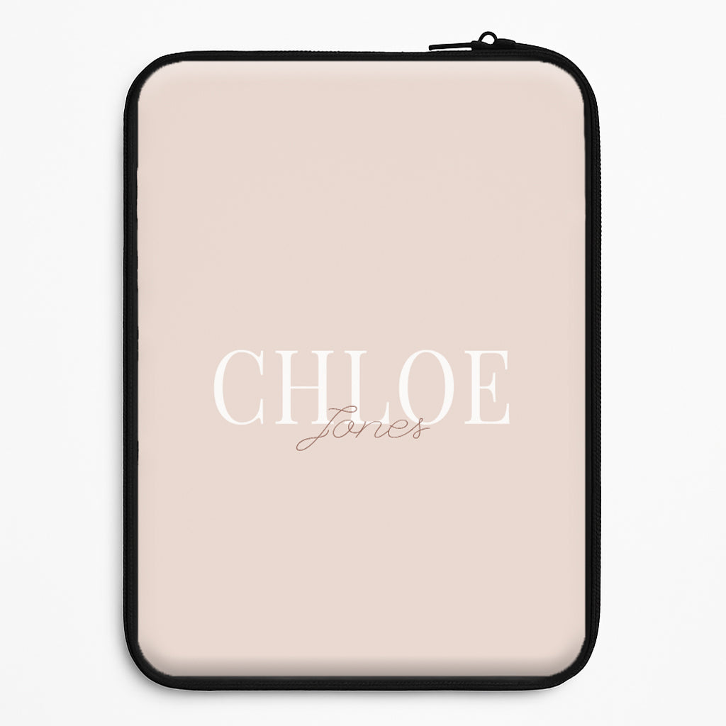 Elegant Personalised Laptop Sleeve