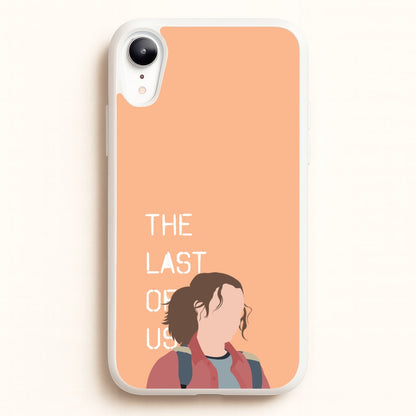 Ellie Title  - The Last Of us Phone Case for iPhone XR