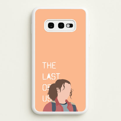 Ellie Title  - The Last Of us Phone Case for Galaxy S10e